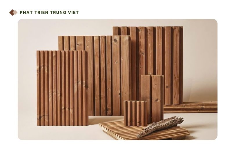 Gỗ biến nhiệt thành phẩm